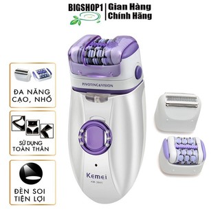 Máy nhổ lông và cạo lông kemei km-2668