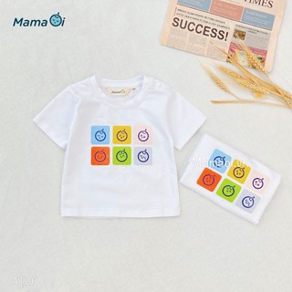 AT26 Áo thun bé trai bé gái in hình Logo Mama co dãn 4 chiều mềm mịn cho bé 0-3 tuổi của Mama Ơi - Thời trang cho bé