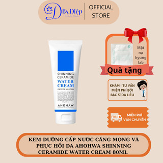 KEM DƯỠNG CẤP NƯỚC CĂNG MỌNG VÀ PHỤC HỒI DA AHOHWA SHINNING CERAMIDE WATER CREAM 80ML