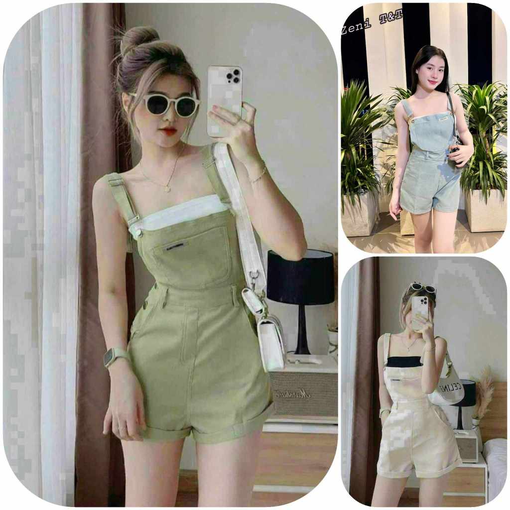 Sét Bộ Thời Trang nữ Jump Short phối lót Bra kết hợp tone màu sáng giúp tôn lên làn da vóc dáng phái
