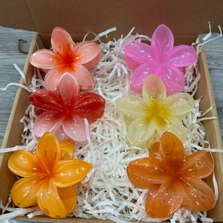 Kẹp tóc hoa sứ 8cm nhiều màu sắc lựa chọn cute cat