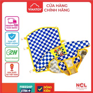 Yên xe và miếng lót chân Xe Tập Đi Vinatoy Nhựa Chợ Lớn dành cho bé từ 6 tháng tuổi - Giao màu ngẫu nhiên