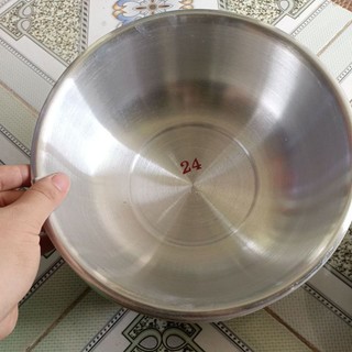 combo 30 cái thau nhôm số 24cm