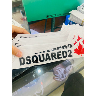  Tem chữ DsquareD2 & tem lá phong 7 màu 