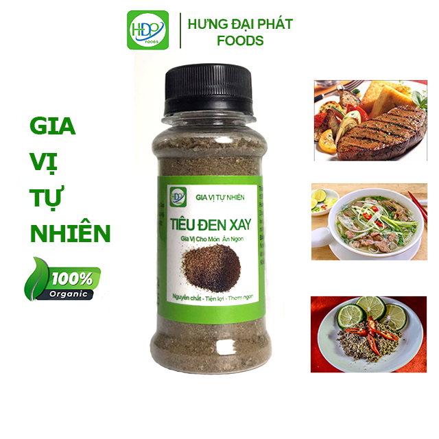 Tiêu Đen Xay Phú Quốc Hũ 80ml
