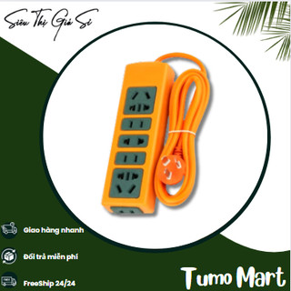 【Bán Sỉ】【ổ điện TRUNG CAM】 Ổ cắm điện phối CỔNG TRÒN- DẸP cam tiện lợi an toàn dây tải điện tốt  - ổ cắm điện