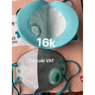 Khẩu trang C750Vcombo 100cái Hàn Quốc có van thở, chống độc, lọc bui