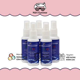 Nước lau rửa mắt kính + Tặng kèm khăn lau