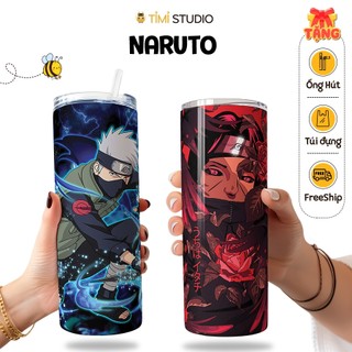 Bình Giữ Nhiệt Hình Naruto - 600ml - Inox 304 - Tặng Túi Xách - Tỉ Mỉ Studio