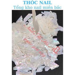 xà cừ trắng vân gỗ túi 100gr