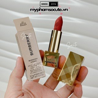 Son BBR Kisses Màu 93 Dark Russet Đỏ Nâu Hot Trend