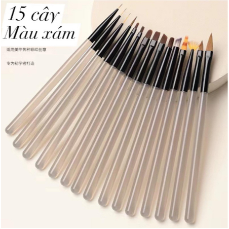 cọ vẽ 15 cây 15 mẫu