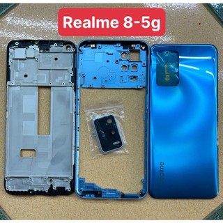 Bộ xương +vỏ+kính camera+phím bấm realme 8-5g hàng zin ráp máy chuẩn đẹp