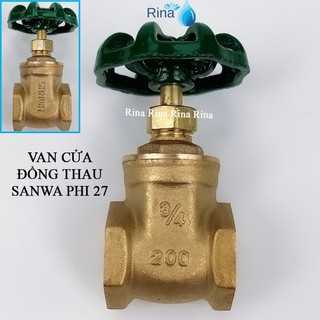 Van Cửa Sanwa Đồng Thau Phi 21 - 27 - 34