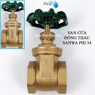 Van Cửa Sanwa Đồng Thau Phi 21 - 27 - 34