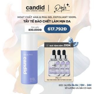  Hoạt Chất Candid AHA & PHA Tẩy Tế Bào Chết & Làm Mịn Da Gel Exfoliant 100ml