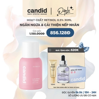  Hoạt Chất Retinol 0.5% Chống Lão Hóa & Cải Thiện Nếp Nhăn CANDID 0.5% Retinol Treatment 30ml