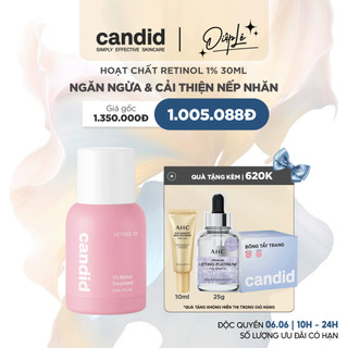  Hoạt Chất Retinol 1.0% Chống Lão Hóa & Cải Thiện Nếp Nhăn CANDID 1.0% Retinol Treatment 30ml