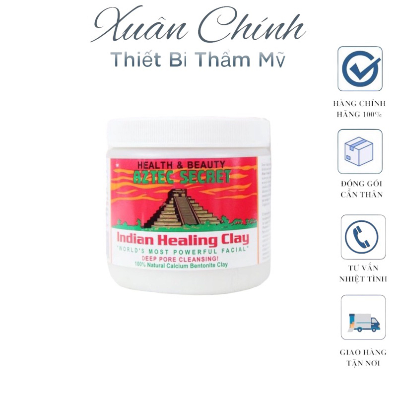 [FULL 454G] BỘT MẶT NẠ ĐẤT SÉT AZTEC SECRET INDIAN HEALING CLAY