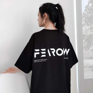 Áo thun tay ngắn ép nhiệt chữ FEAROW chất vải thun cotton mềm mịn co giãn giành cho giới trẻ mã 9