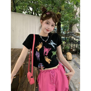 Áo babytee hoạ tiết bướm