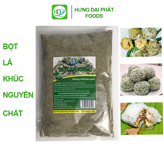 Bột Lá Khúc Nguyên Chất 100%
