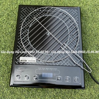 Bếp hồng ngoại Sunhouse SHD6011, Công suất 200W, Điều khiển phím bấm, Tặng kèm 1 vỉ nướng, Bảo hành 12 tháng