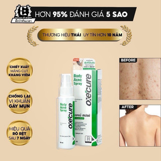Xịt mụn lưng oxecure thái lan