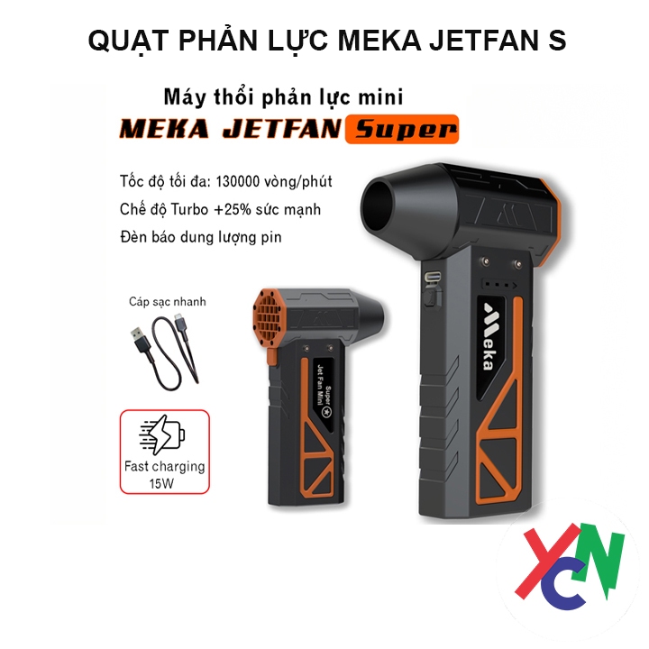 Quạt Phản Lực Meka JetFan Super - Máy thổi cầm tay mini công suất cao