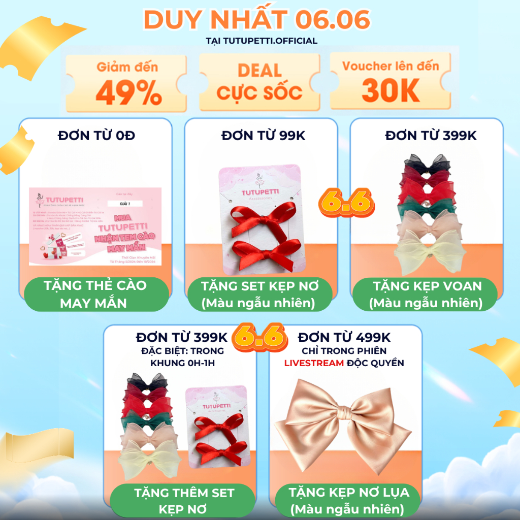 Đầm váy công chúa cho bé gái Tutupetti cổ tròn đính cườm đơn giản thanh lịch