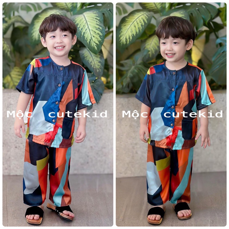 (7-35KG) bộ bà ba SMT, quầo áo bà ba cho bé mặc đi chơi lễ hội, Trung Thu, Lễ Chùa