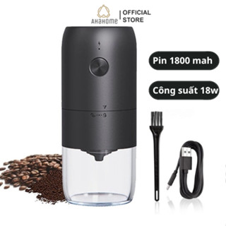 Máy Xay Cà Phê Tự Động Bằng Điện LAMITA,Máy Xay Hạt Cafe Sạc USB + 1 Bàn chải làm sạch Coffee grinder
