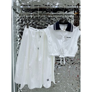 Set miumiu chân váy midi