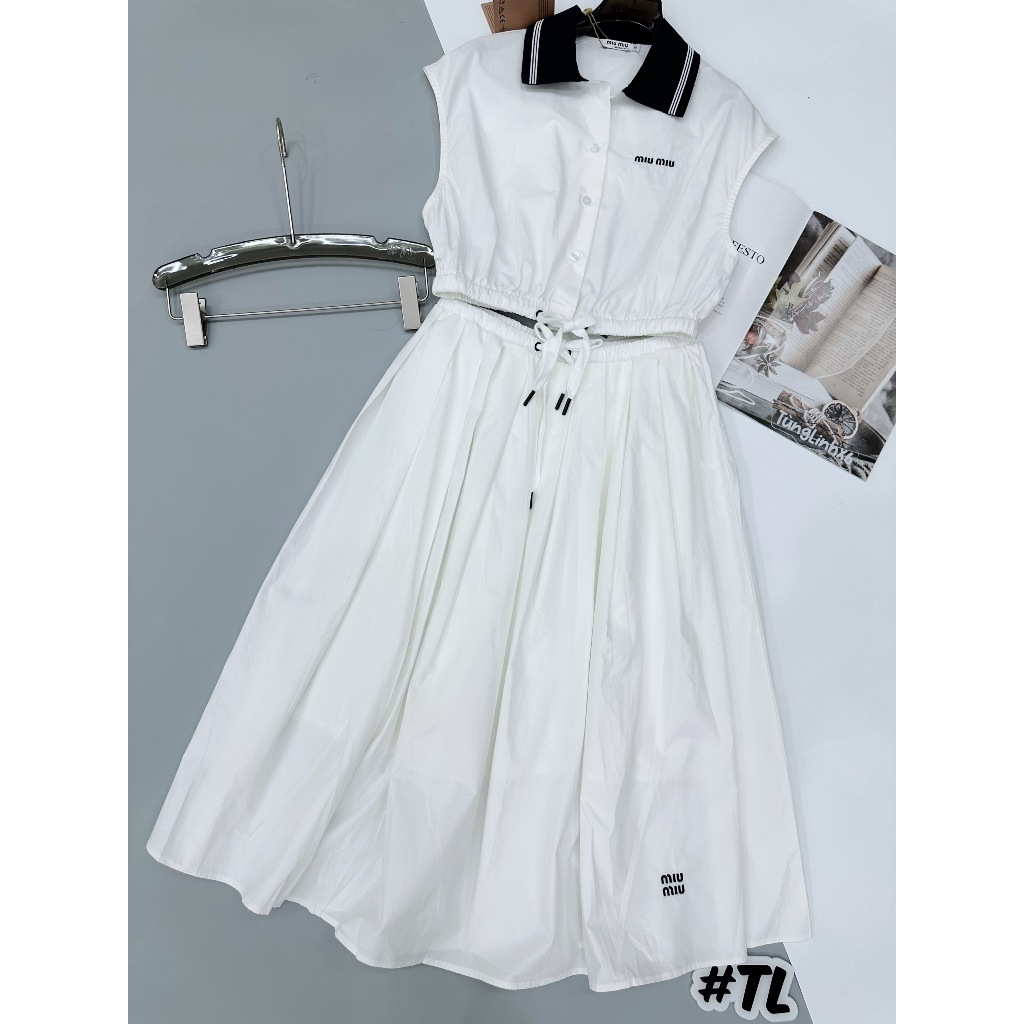 Set miumiu chân váy midi