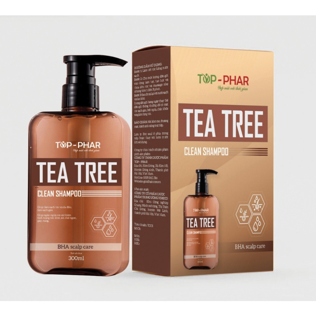 Dầu gội đầu TEA TREE 💥 HÀNG CAO CẤP 💥 Dầu gội kiềm dầu có tinh chất tràm trà giúp sạch gầu ngăn ngừa rụng tóc | BigBuy360 - bigbuy360.vn