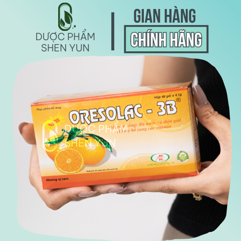 Bột uống giải khát Oresol - 3B bổ sung vitamin B1, vitamin B2, vitamin B6 tăng sức đề kháng, bù nước