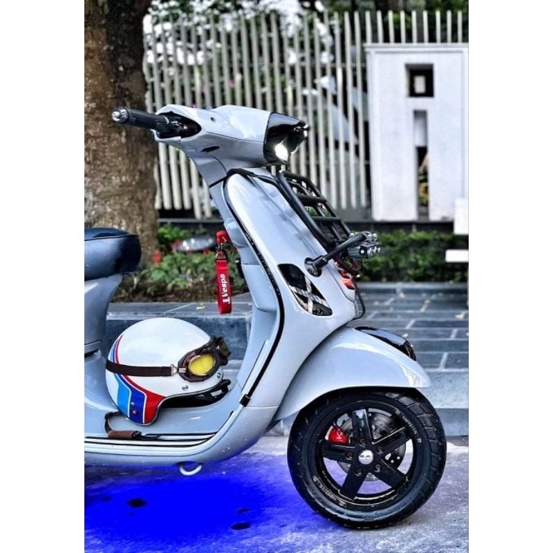Viền đèn pha Vespa S đời 2V/3V custom riêng