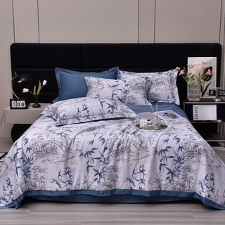 Set 4 món chăn hè lụa thái ZingZingMart mềm mướt nhập khẩu cao cấp