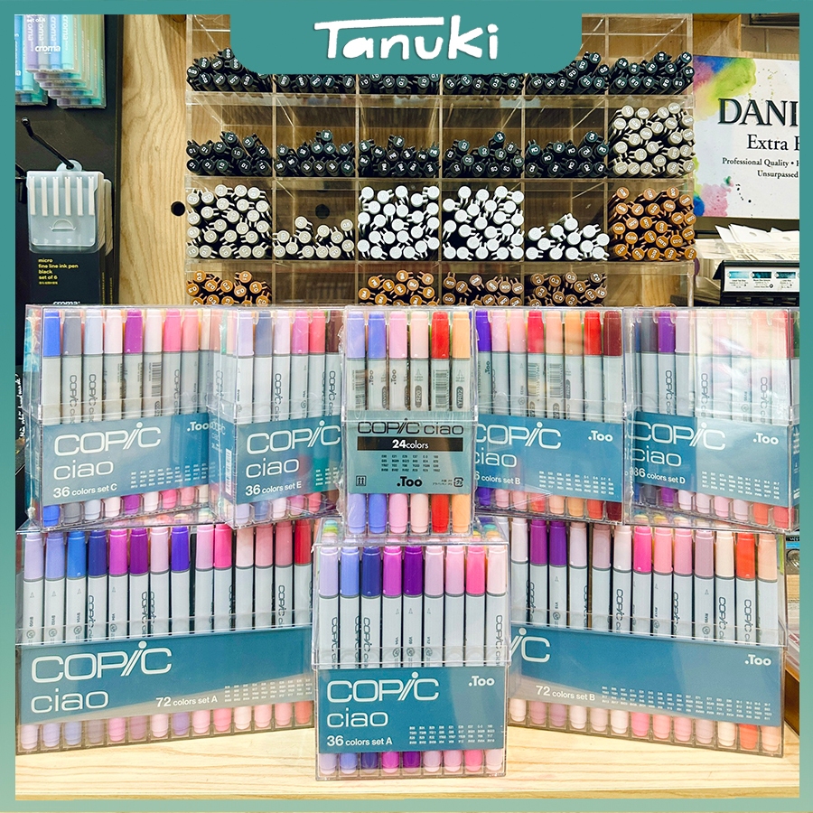 Marker COPIC ciao - Set 24/36/72 màu