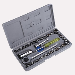 Bộ dụng cụ sửa chữa đa năng 40 món với chất liệu thép không gỉ, Bộ dụng cụ mở bu lông ốc vít sử dụng lâu bền