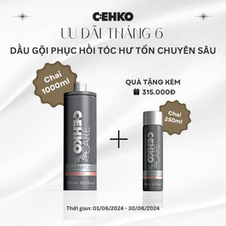  Dầu gội phục hồi tóc hư tổn chuyên sâu C:EHKO 250ml/1000ml