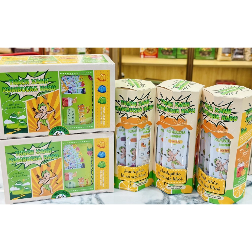 Thạch xanh Kombucha Hasu 500gr