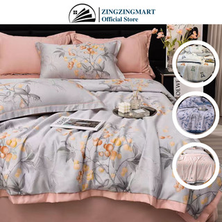 Set 4 món chăn hè lụa thái ZingZingMart mềm mướt nhập khẩu cao cấp