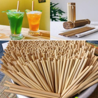 Ống hút tre thủ công Decor trang trí