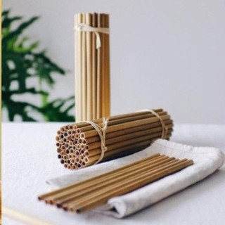 Ống hút tre thủ công Decor trang trí