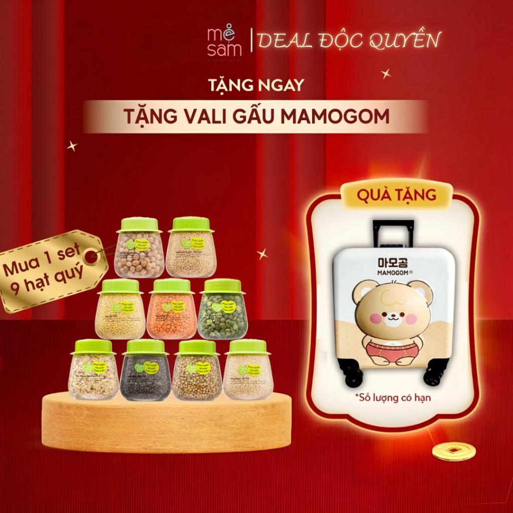 [Tặng VALI GẤU MAMOGOM] Combo set 9 hạt quý Mămmy nấu cháo