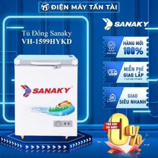 Vh-1599hykd -tủ đông 100l sanaky vh-1599hykd - bảo hành chính hãng - giao miễn phí hcm