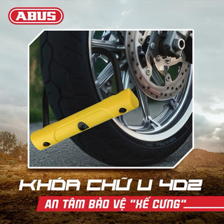 [Hỏa tốc HCM] Khóa xe máy ABUS 402 / 210HB135 khóa nguyên bánh xe - MSOFT