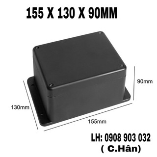 Combo 12 Hộp 155x130x90mm tặng kèm ốc vít - Hộp nhựa đựng mạch điện tử.