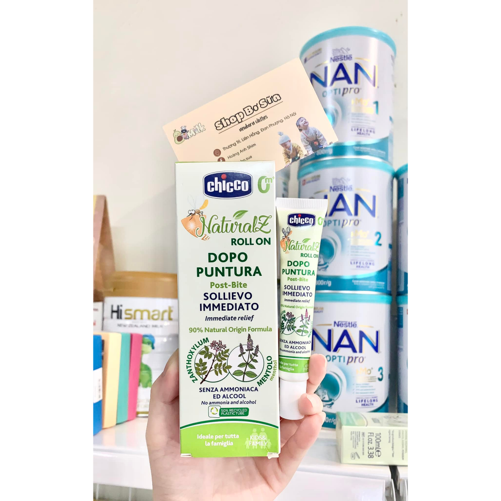 ￼Lăn bôi vết muỗi đốt, côn trùng cắn Chicco NaturalZ